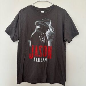 Jason Aldean High Noon Neon Tour Shirt Tee Size Medium‎ Gildan 100% Cotton